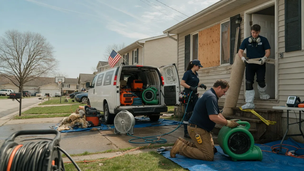 Water Damage Restoration in Mineral Springs, NC near me